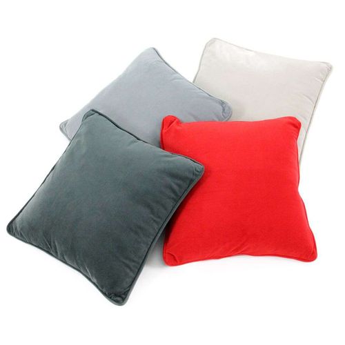 Coussin En Velours Rouge 40x40 - Velvet