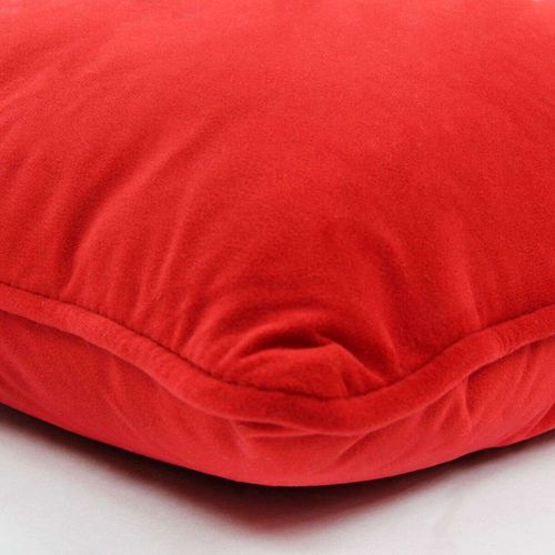 Coussin En Velours Rouge 40x40 - Velvet