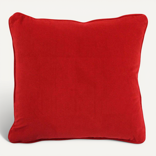 Coussin En Velours Rouge 40x40 - Velvet
