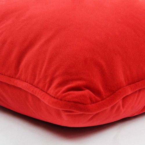 Coussin En Velours Rouge 40x40 - Velvet