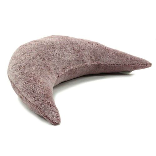 Coussin Extra-doux En Forme De Lune Rose 30x45 - Comete