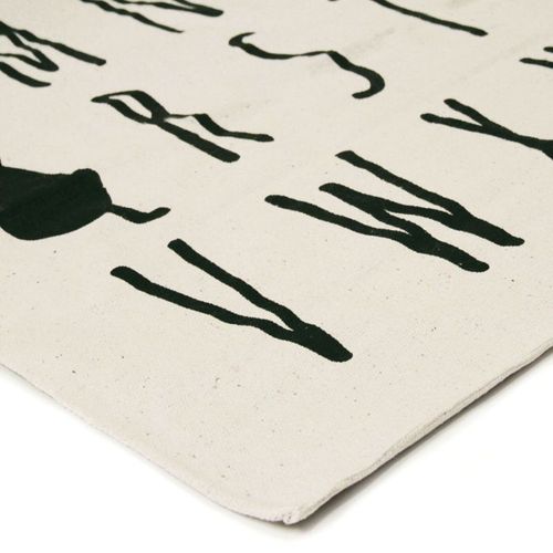 Tapis Enfant - 120 X 170 Cm - 100% Coton - Ecru Naturel