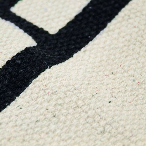 Tapis Enfant - 120 X 170 Cm - 100% Coton - Ecru Naturel