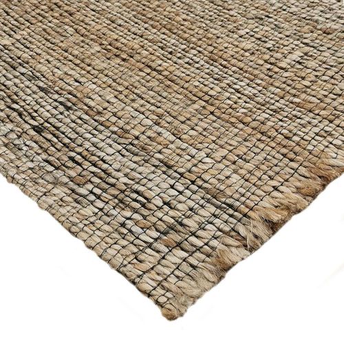 Tapis Tressé En Jute Naturel 120x170 - Style Bohème