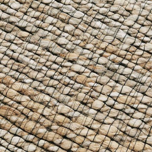 Tapis Tressé En Jute Naturel 120x170 - Style Bohème