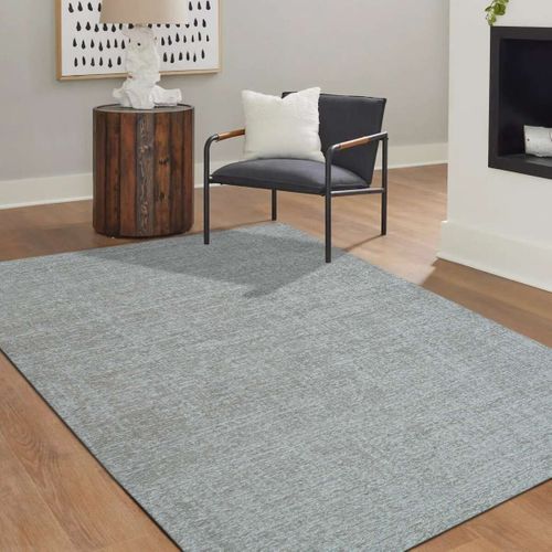 Tapis En Laine Kaki Gris 120x170