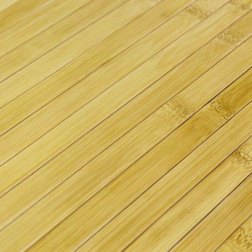 Tapis Salon En Bambou Larges Lattes Et Ganse Anis 120x180