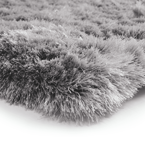 Tapis À Poils Longs Extra-doux Gris Foncé 120x170