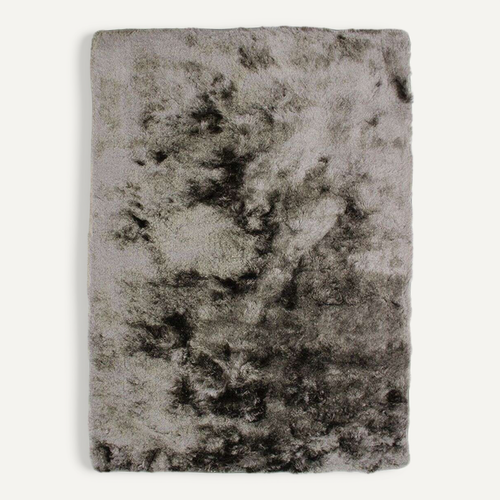 Tapis À Poils Longs Extra-doux Gris Foncé 120x170