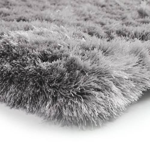 Tapis À Poils Longs Extra-doux Gris Foncé 120x170