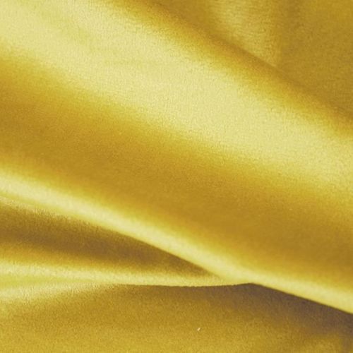 Rideau À oeillets Velours 100% Polyester 140x250 Cm Jaune