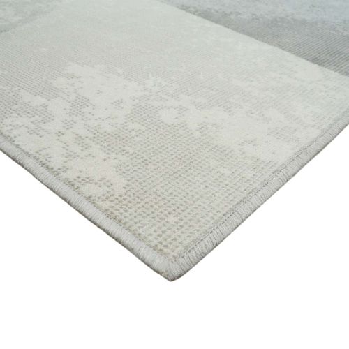 Tapis Doux Moderne Motifs Géométriques Gris 160x230