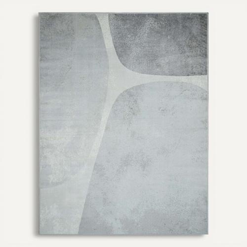 Tapis Doux Moderne Motifs Géométriques Gris 160x230