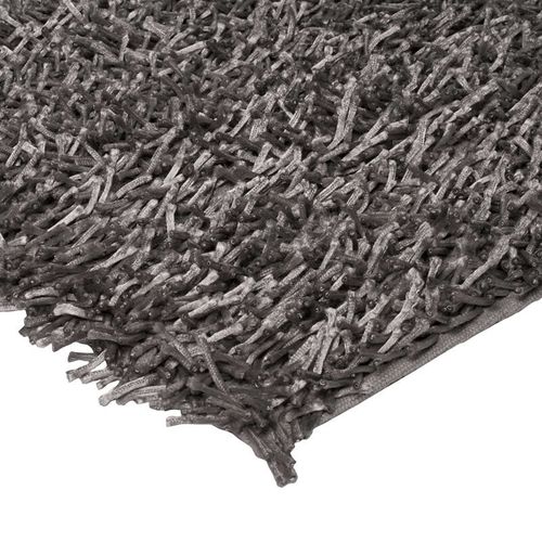Tapis À Poils Longs Toucher Soyeux Gris 160x230