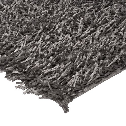Tapis À Poils Longs Toucher Soyeux Gris 160x230