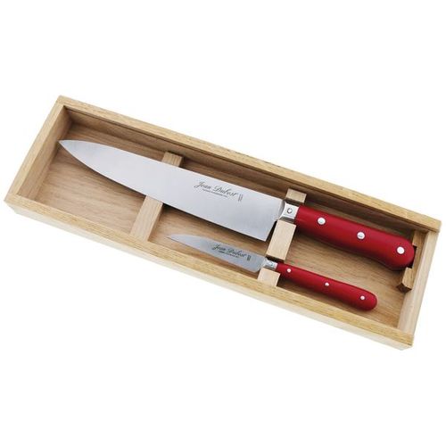 Coffret 2 Couteaux De Cuisine Rouge C000a5p0p69048