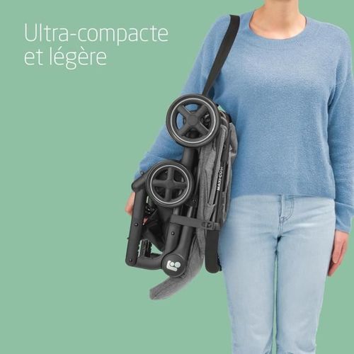 Maxi-cosi Poussette Canne Ultra Compacte Lara 2,de La Naissance à 4 Ans, Jusqu'a 22kg, Pliage Facile