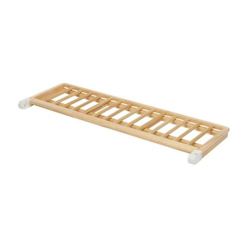 Barrière De Lit Bébé 110 Cm – Bois Naturel Fsc, Verrouillage Double, Pliable