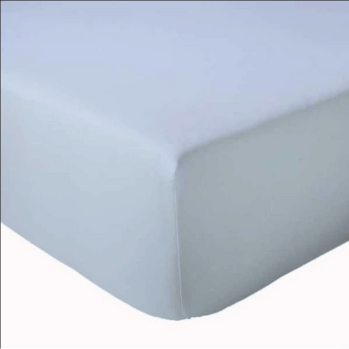 Drap Housse Uni Bonnet 30 Cm 100% Coton - 160x190 Cm - Gris Galet