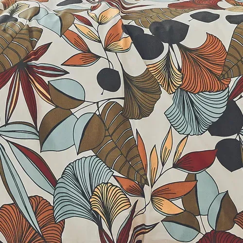 Parure De Couette En Percale De Coton Esprit Nature - 200x200 Cm - Vert