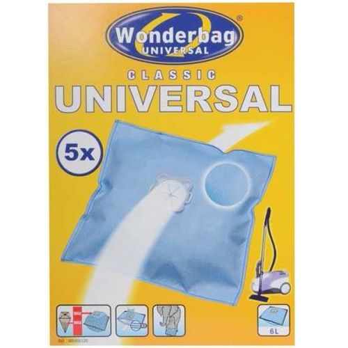 Sac aspirateur ROWENTA Wonderbag Classic x 5 WB105 vue 3/4