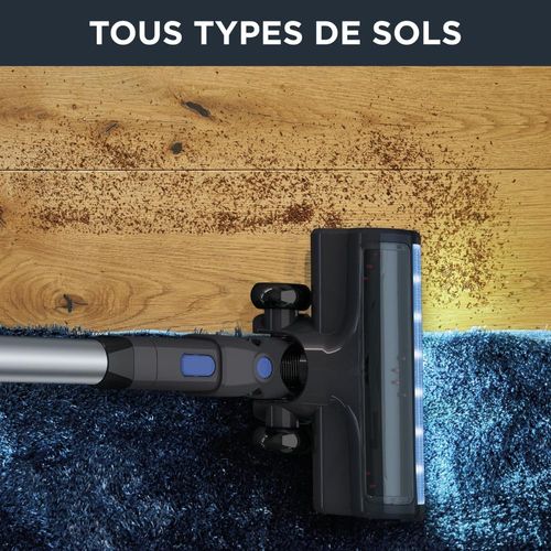 Aspirateur Balai Rechargeable 22v Gris/bleu - Rh6921wo