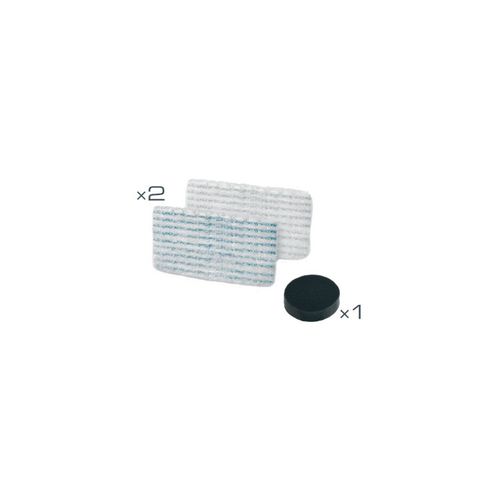 Kit Lingettes Par 2 + Filtre Mousse  Zr005804 Pour Nettoyeur Vapeur Rowenta Clean et Steam ...