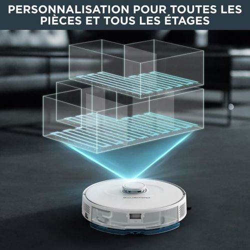 Aspirateur Robot Laveur - Rr8567wh - Laser Ultraprécise - Réglages Personnalisés - X-plorer - Blanc