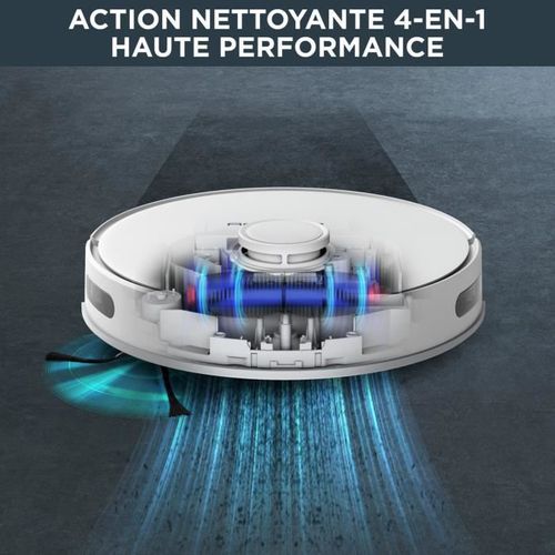 Aspirateur Robot Laveur - Rr8567wh - Laser Ultraprécise - Réglages Personnalisés - X-plorer - Blanc