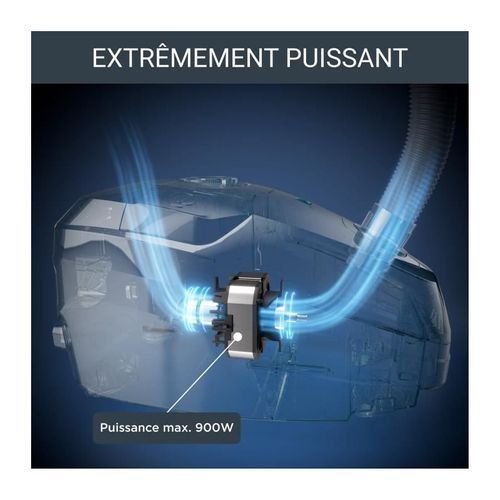 Aspirateur Traineau Green Force Max 750w 75db Noir/bordeaux - Ro4933ea