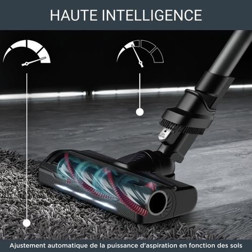 Aspirateur Balai Sans Fil - Rh2038wo - Tube Flexible - Autonomie 45 Min - X-force Flex 9.60 Allergy