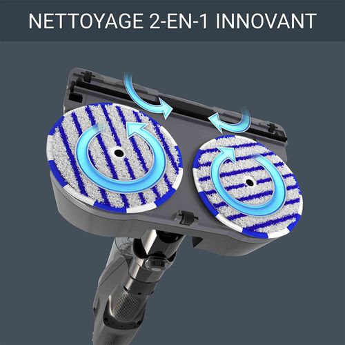 Aspirateur Laveur 2 En 1 Sans Fil X Combo Gz3039wo