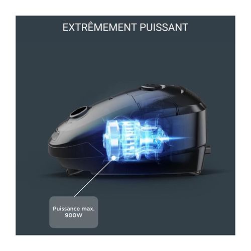 Aspirateur Traineau 900w 76db Bleu/gris - Ro3143ea