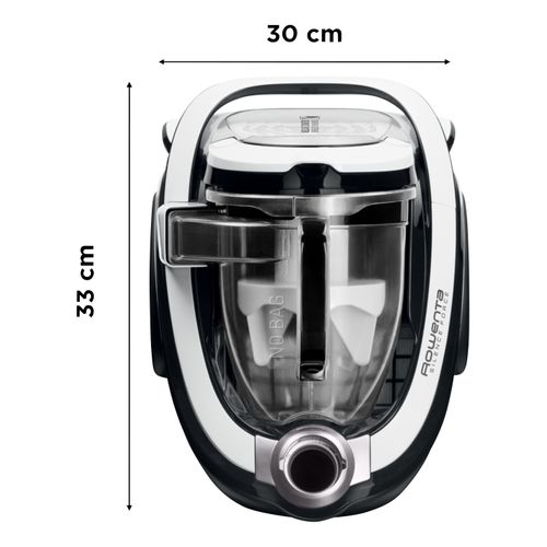 Aspirateur Sans Sac Silence Force 65db Blanc Neige - Ro7640ea