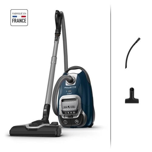 Aspirateur Avec Sac - Ro7451ea - 400 W - Haute Filtration - Basse Consommation - Silencieux - Bleu