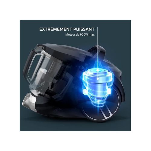 Aspirateur Sans Sac 900w 75db Bleu - Ro4b11ea