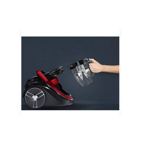 Aspirateur Sans Sac Silent Force Cyclonic 500w 59db Rouge/noir - Ro7933ea