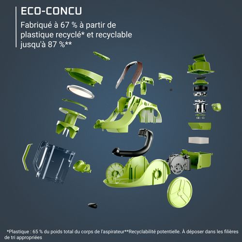 Aspirateur traîneau ROWENTA RO7C36EA sans sac Noir