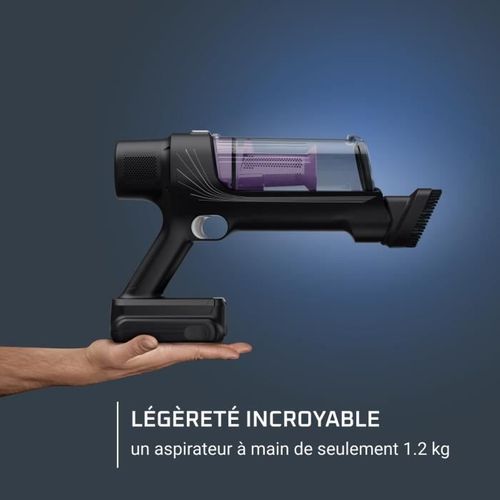 Aspirateur Balai Sans Fil, Bac 0,44 L, Autonomie Jusqu'a 45 Min, Batterie Amovible Lithium-ion 18v