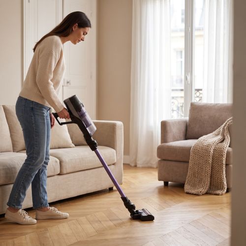 Aspirateur balai RH5A32E0 ROWENTA X-Pert 5.80 - 150W - Violet vue d'ambiance 1