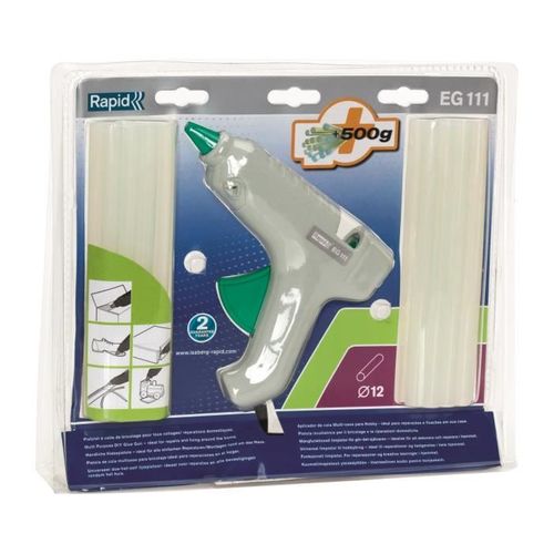 Pistolet À Colle Électrique Eg111 + Colle 500g