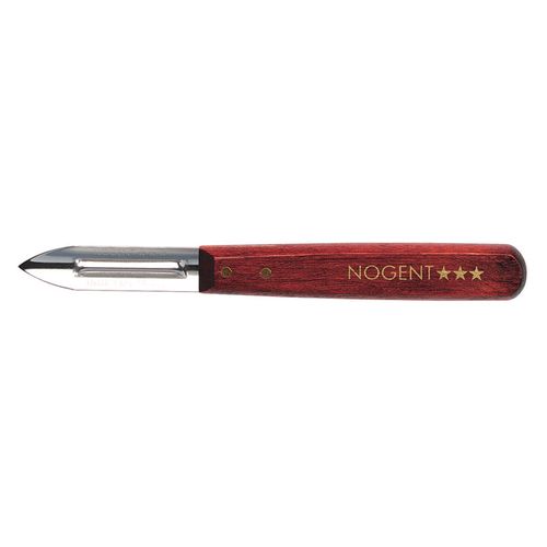 Nogent*** Éplucheur Classic Polypro Orange - 1 Tranchant Spécial Gaucher 4cm, Fabrication Française