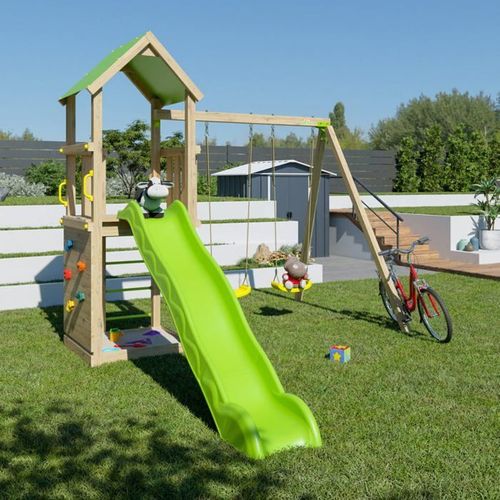 Aire De Jeux En Bois Smart Xperience Trigano - 7 Enfants
