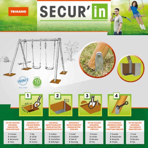 Kit D'ancrage Pour Balançoire Secur'in J-900590