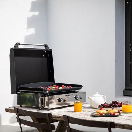 Plancha Gaz 5000w Plaque Fonte émaillée 47x36cm 555032010701