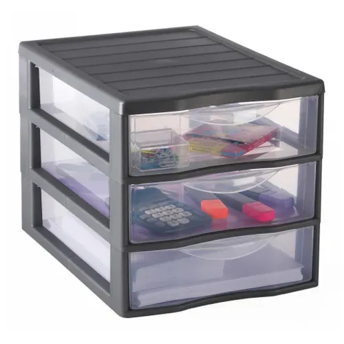 Tour A4 3T ORGAMIX MINI Transparent / Gris