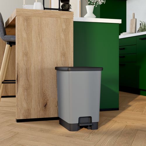 Poubelle 30L COVER BIN Métal vue d'ambiance 1