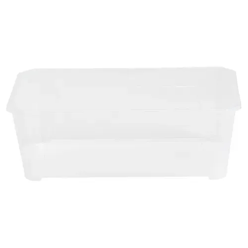 Lot 6 boîtes 6L FLY BOX Transparent vue de face