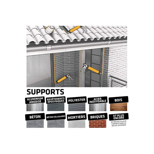 Mastic Colle Polyuréthane Sikaflex Pro 11 Fc Gris Cartouche 300ml - Sika - 659662