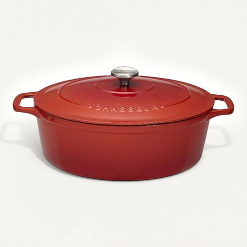 Cocotte Ovale En Fonte émaillée 29cm Rubis Puc472958